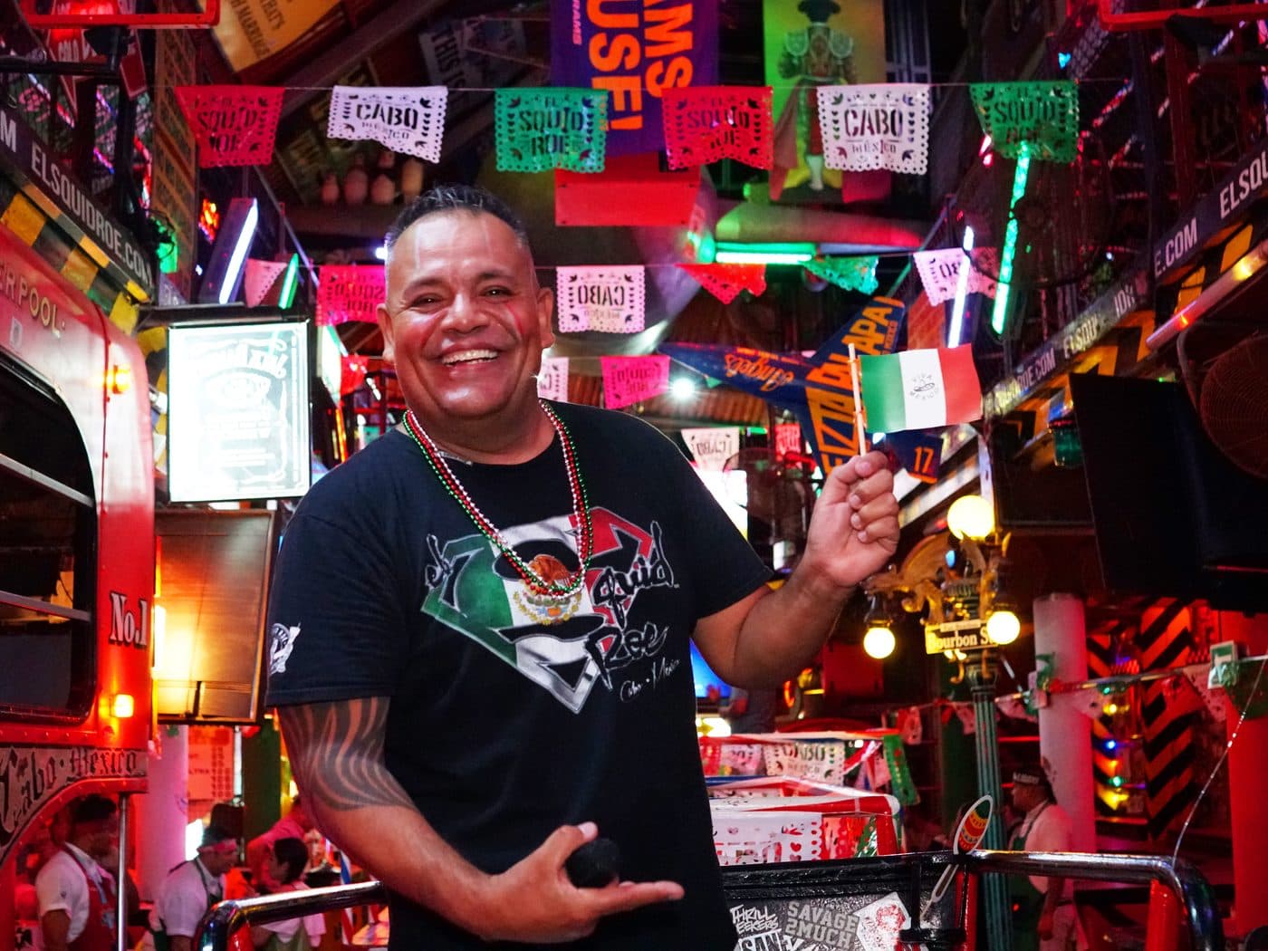 Viva México and El Grito celebration at El Squid Roe Cabo San Lucas — photo 11